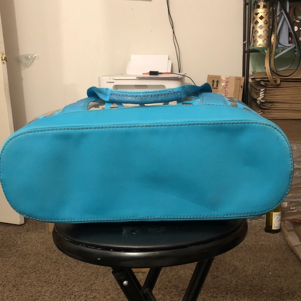 Michael Kors Aqua Transparent Tote - Picture 4 of 6